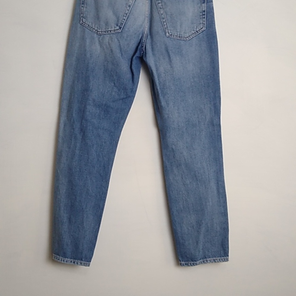 FRAME Women’s Le Original High rise Distressed Button fly Jeans sz 25 light wash - Picture 8 of 16
